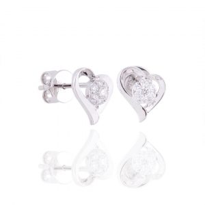 Anting Love Berlian / Anting Berlian VER597692 Victoria Jewellery