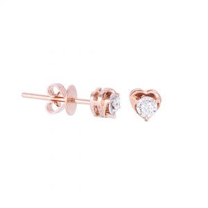 Anting Berlian Love / Giwang Berlian Love VER623124 Victoria Jewellery - Rosegold