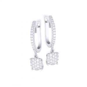 Anting Berlian Gantung VER694209 Victoria Jewellery