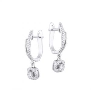 Anting Berlian Gantung VER685795 Victoria Jewellery