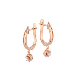 Anting Berlian VER625258 Victoria Jewellery