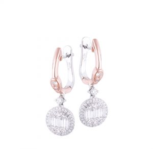 Anting Berlian Baugette VER646833 Victoria Jewellery