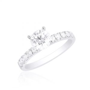 Cincin Berlian Solitaire Sertifikat GIA VLR593601 Victoria Jewellery