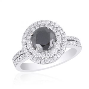 Cincin Berlian Black Diamond VLR402132 Victoria Jewellery