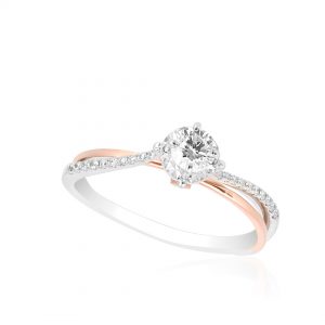 Cincin Berlian Solitaire GIA Sertifikat VLR655460 Victoria Jewellery