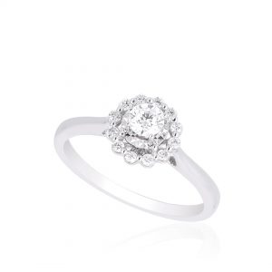 Cincin Berlian Solitaire GIA VLR656894 Victoria Jewellery