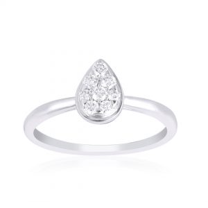 Cincin Berlian Pearshape VLR674478 Victoria Jewellery