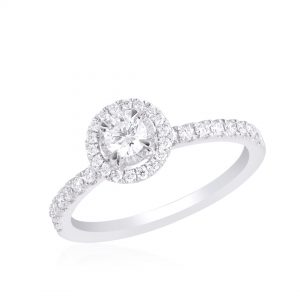 Cincin Berlian Solitaire Sertifikat GIA VLR674492 Victoria Jewellery