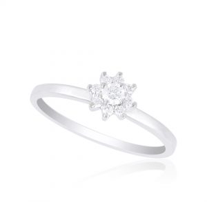Cincin Berlian Bunga VLR679107 Victoria Jewellery