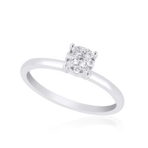 Cincin Berlian VLR603140 Victoria Jewellery - Putih