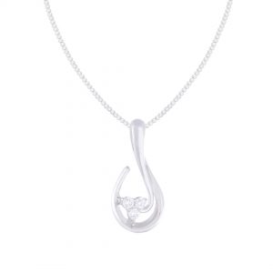 Liontin Berlian + Kalung VPD616638 Victoria Jewellery