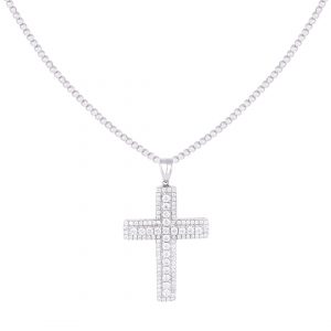 Liontin Salib Berlian / Cross Pendant VPD285537 Victoria Jewellery