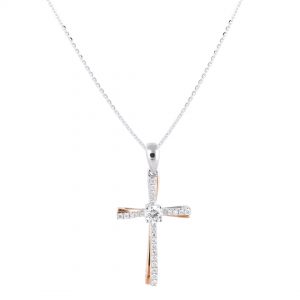 Liontin Berlian Salib Cross VPD671323 Victoria Jewellery