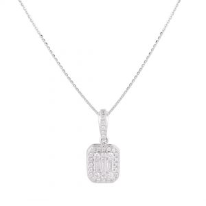 Liontin Berlian Baugette VPD643016 Victoria Jewellery