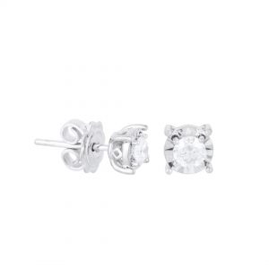 Anting Berlian Soliter Sertifikat GIA VFER764506 Victoria Jewellery
