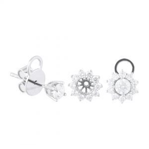 Anting Berlian Sertifikat GIA VFER746007 Victoria Jewellery