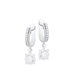 Anting Berlian Gantung VER733588 Victoria Jewellery