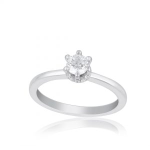 Cincin Berlian Sertifikat GIA VFLR754521 Victoria Jewellery