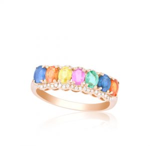 Cincin Berlian Batu Sapphire Victoria Jewellery