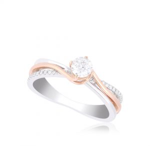 Cincin Berlian Sertifikat GIA VFLR655484 Victoria Jewellery
