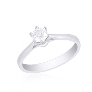 Cincin Berlian Solitaire Sertifikat GIA VFLR717601 Victoria Jewellery