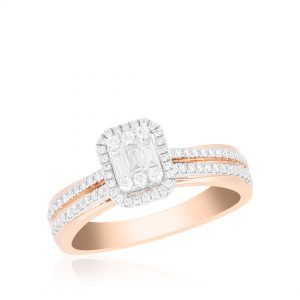Cincin Berlian Baugette VLR711562 Victoria Jewellery
