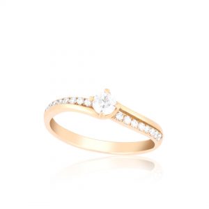 Cincin Berlian Solitaire VLR427982 Victoria Jewellery