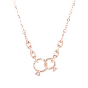 Liontin Berlian + Kalung VNK759380 Victoria Jewellery