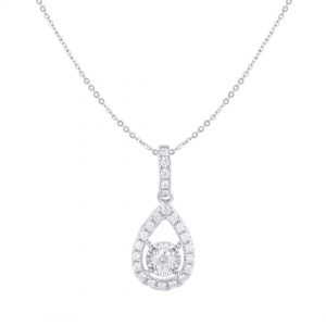 Liontin Berlian Pearshape VPD725125 Victoria Jewellery