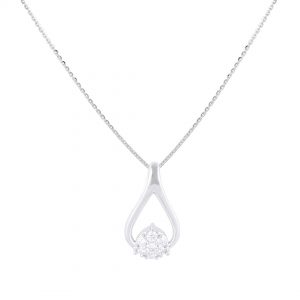 Liontin Berlian + Kalung VPD688260 Victoria Jewellery