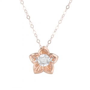 Liontin Berlian Bunga VNK820820 Victoria Jewellery