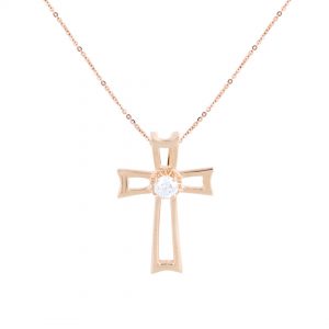 Liontin salib Berlian VPD584753 Victoria Jewellery