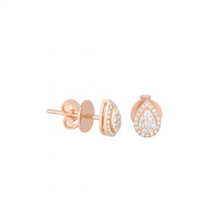 Anting Berlian Pearshape VER835176 Victoria Jewellery