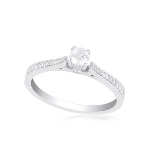 Cincin Berlian Solitaire Sertifikat GIA VFLR655439 Victoria Jewellery