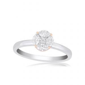 Cincin Berlian Ladies Ring Diamond Victoria Jewellery-1828